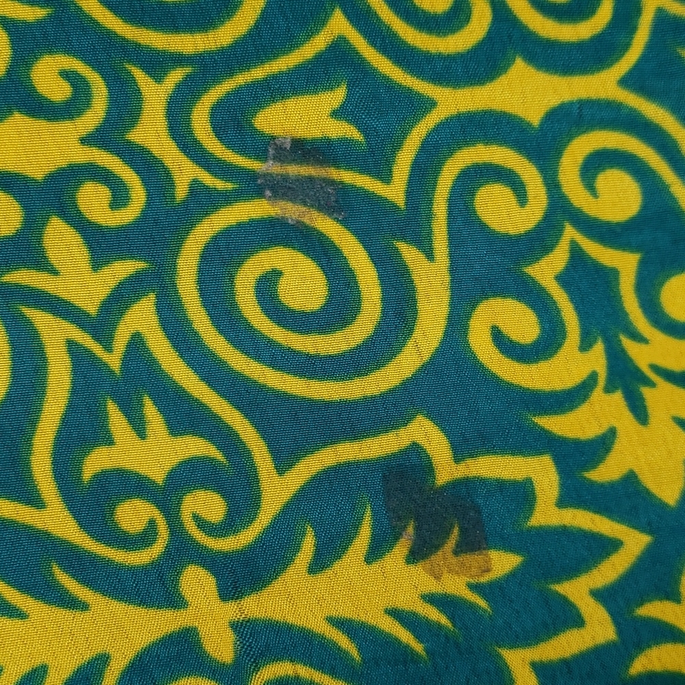 Darn Good Yarn Sari Silk Wrap Skirt Ankle Goddess - Picture 11 of 16